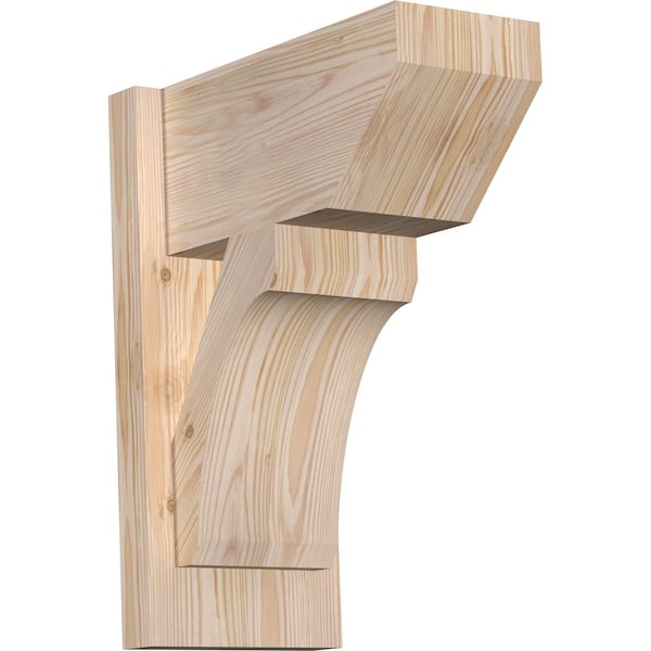 Ekena Millwork Legacy Slat Smooth Outlooker, Douglas Fir, 7 1/2"W x 14"D x 18"H OUT08X14X18LEC06SDF - main